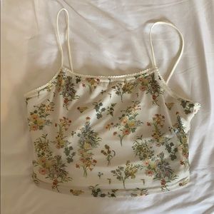 Urban Outfitters Mesh Cropped Cami